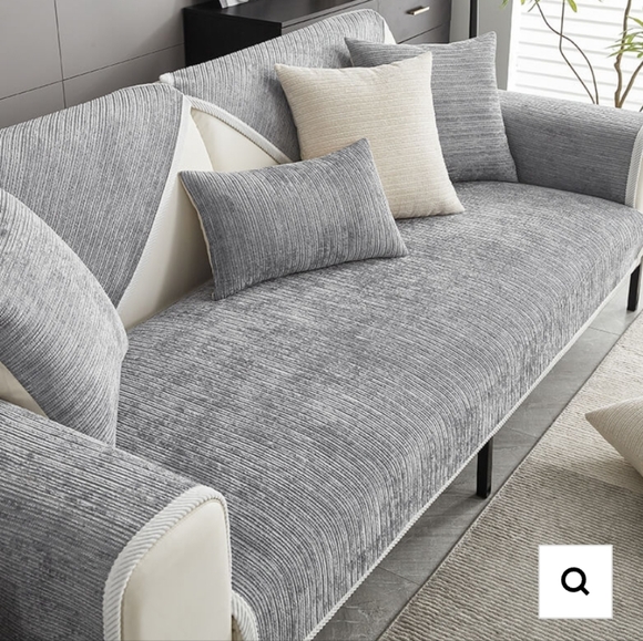 NWT Waterproof Antimicrobial Simple Chenille Anti Scratch Pet Couch Cover - Picture 1 of 4